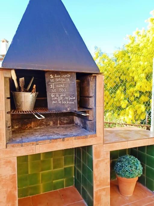 Mas Del Vent- Barbacoa, Jardin, Piscina Privada Y Vistas A Mar Villa Cunit Kültér fotó