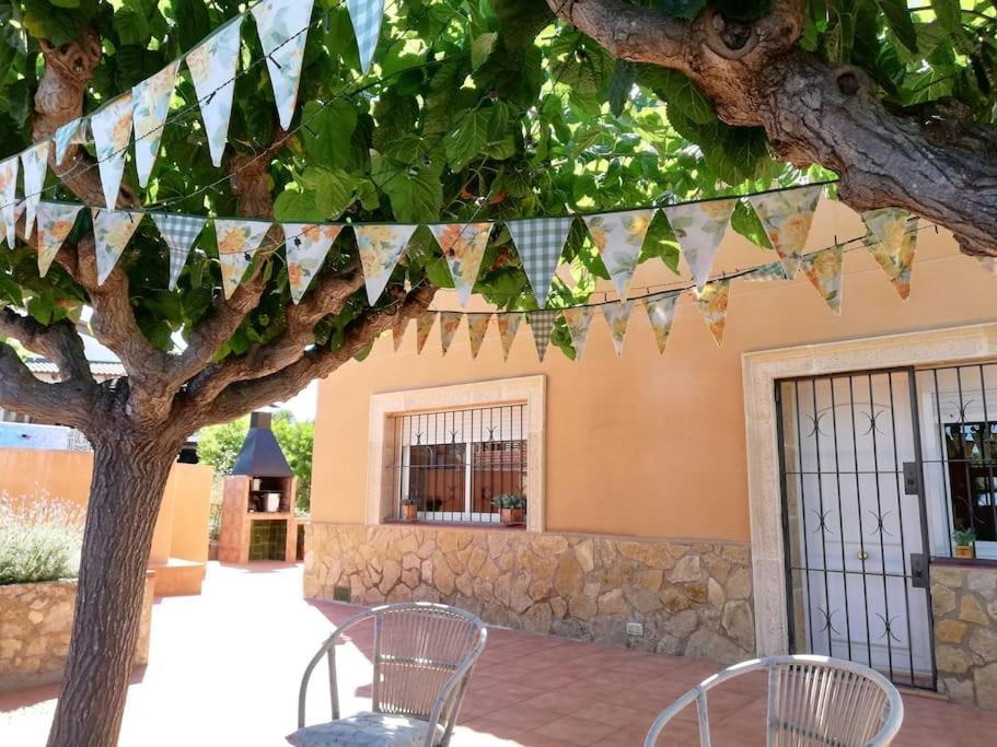 Mas Del Vent- Barbacoa, Jardin, Piscina Privada Y Vistas A Mar Villa Cunit Kültér fotó